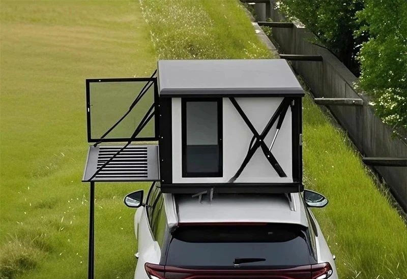 

Applicable to Roof tent Fully automatic speed-open camping, self-driving tour, off-road SUV roof tent