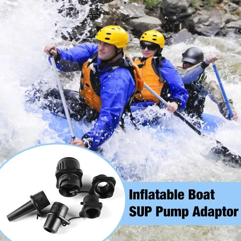 Inflatable Boat Pump Adaptor Leak-proof Multifunctional Air Pump Air Valve Adapter For Kayak Inflatable Beds