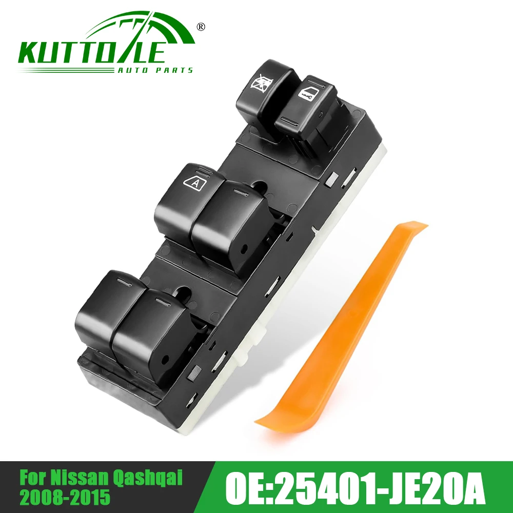 

25401-JE20A Electric Master Power Window Switch Lifter Control Button For Nissan Qashqai 2008 2009 2010 2011 2012 2013 2014 2015