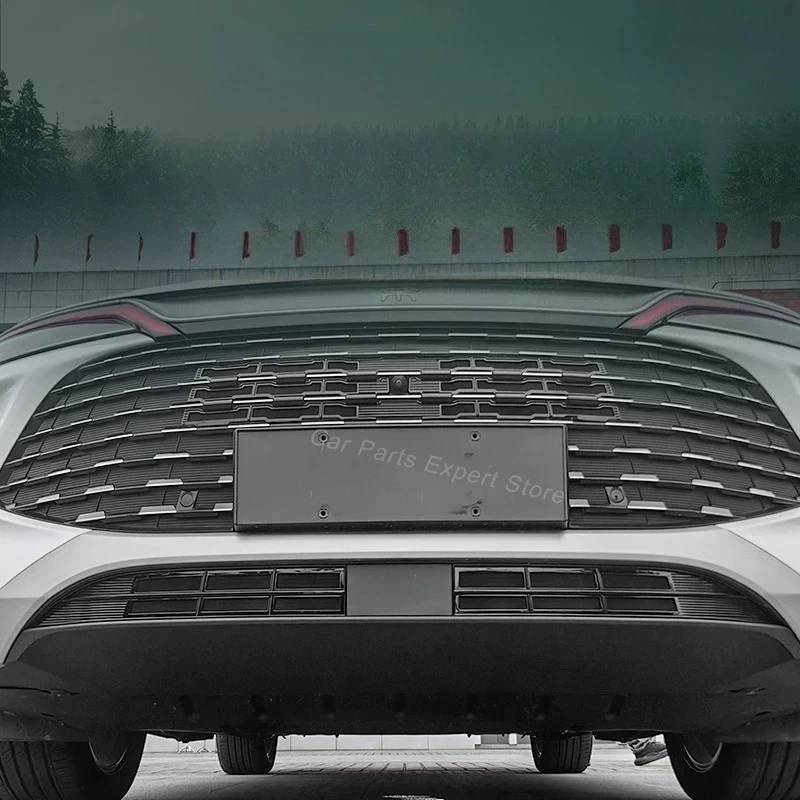 For BYD Song L DM-i 2024-2026 Car Front Grille Insect Proof Net Car Radiator Condenser Protective Cover Insectproof Net Snap On