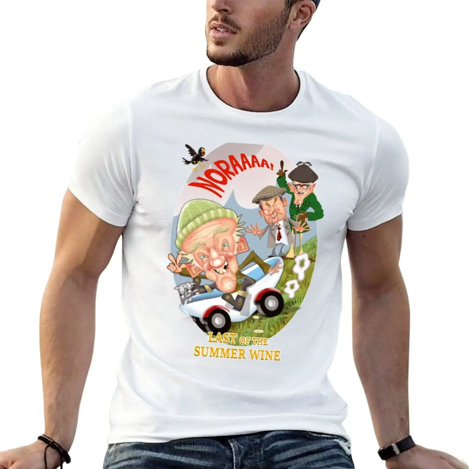 

Last of the Summer Wine T-Shirt cotton t shirt pack t shirts for man graphic vintage t shirts for man pack cotton T-shirt