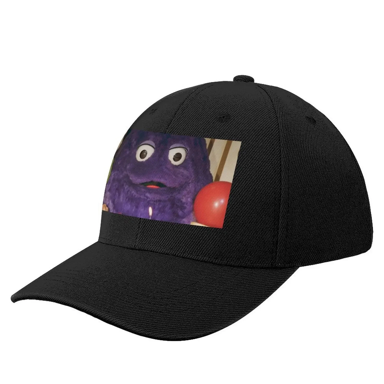 

Creepiest Grimace's Birthday Baseball Cap Beach Outing Cosplay Sunhat Men's Hats Women's