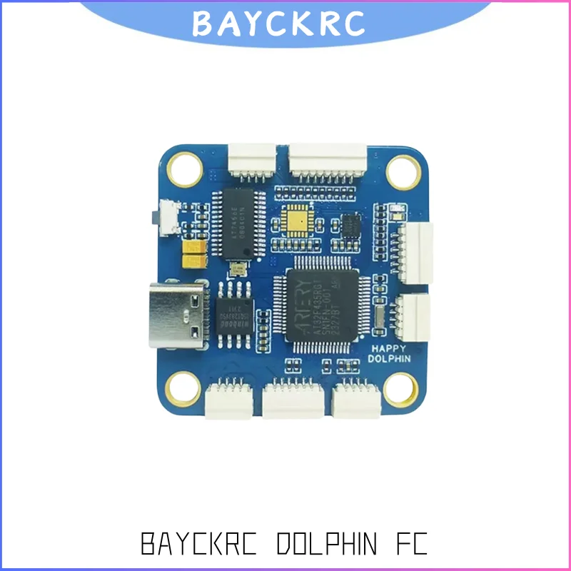 

BAYCK DOLPHIN F435 FC, Betaflight AT32, 9V3A/5V3A Dual BEC, for FPV Freestyle/Racing Drone & Quadcopter