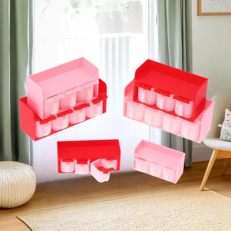 Accessoires de scène de maison de poupées: Mini pot d'assaisonnement de dessin animé 1/12 pour la cuisine, jeu de simulation