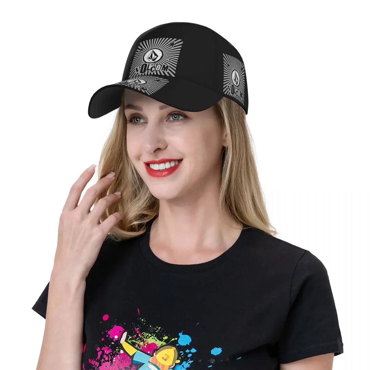 قبعات البيسبول للجنسين V-Volcom Logo ملابس الشارع الشهير الصيف قبعات البيسبول الرياضية قبعة الهيب هوب Casquette