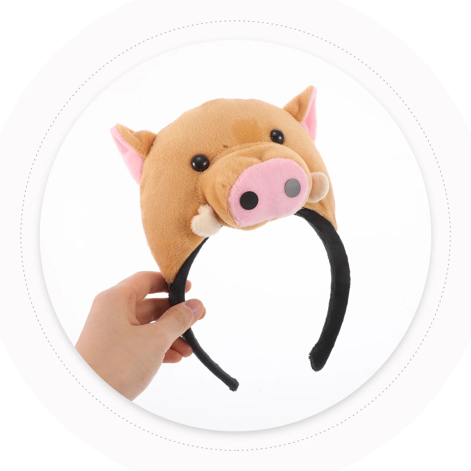 Zachte comfortabele varkensoor hoofdband voor meisjes Leuke cartoon haardecoratie Ideaal voor kinderen Feestartikelen Cosplay Prestatiegebruik