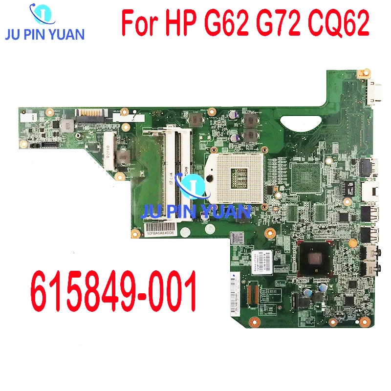 

615849-001 615849-501 615849-601 Mainboard For HP G62 G72 CQ62 Laptop Motherboard SLGZS 100% Full Tested Working Well