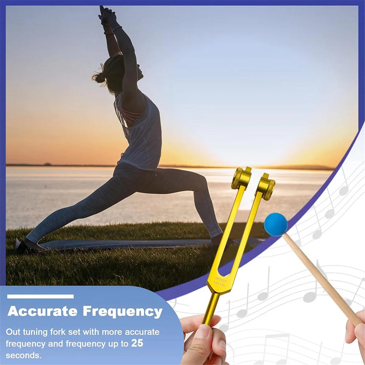 

Набор камертонов 126,22 Гц, 136,1 Гц, 141,27 Гц, камертон для исцеления чакры, поддержания тела, разума и духа в идеальной гармонии