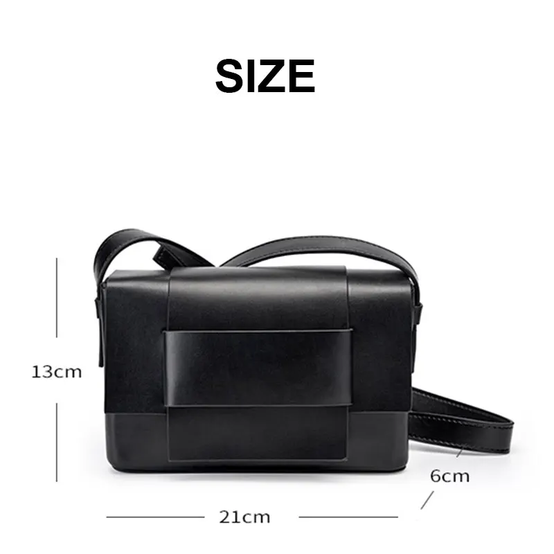 Genuine Leather Women's Bag 2025 New Weave Style Women Crossbody Bag Fashion High Quality Cowhide Shoulder Bags Holiday Gifts image 6