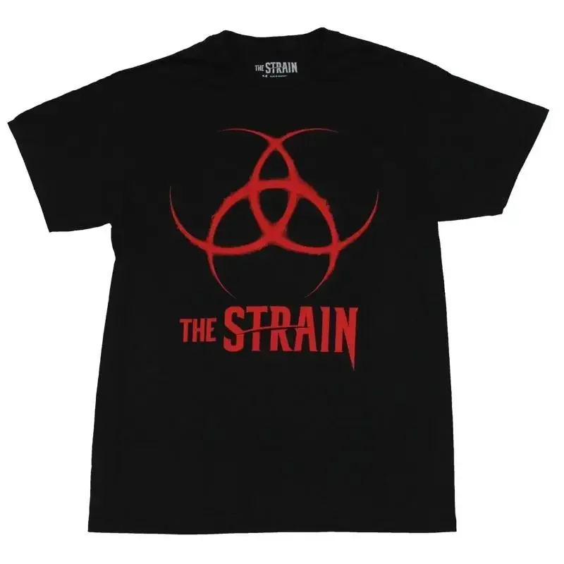 The Strain Mens T Shirt Biohazard Style Logo Image