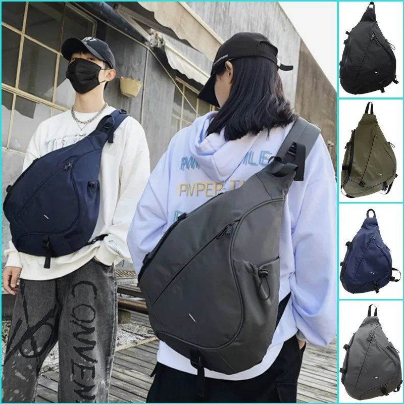 

Men Shoulder Bags Nylon Crossbody Bags Waist Packs Sports Sling Bag Outdoor Travel Chest Bag Daily Large Capacity Messenger Bags