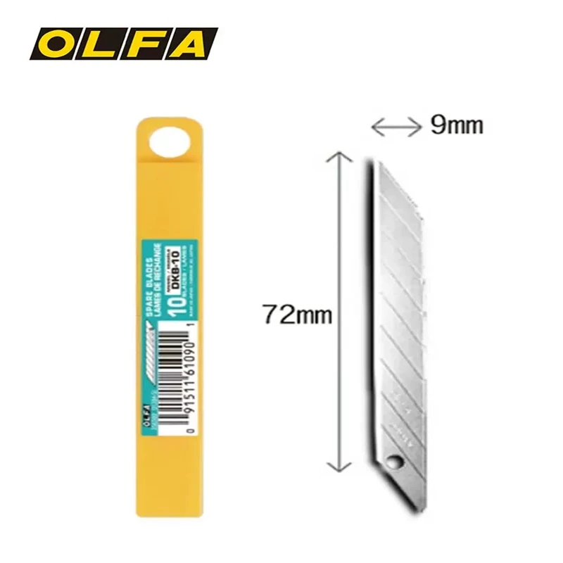 OLFA DKB-10 9MM Blade, 30 Degree Sharp Angle Sculpture Blade, Sharp Alloy Steel