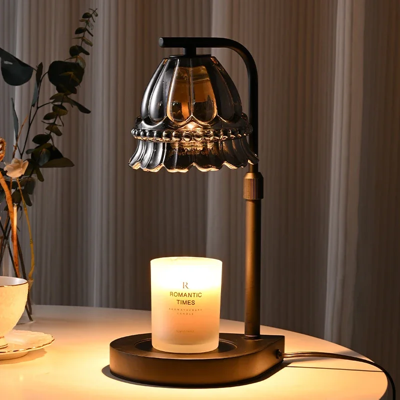 

Modern Candle Warmer Lamp Scented Candle Lamp Ins Stlyle Girl Bedside Lamp Romantic Aroma Diffuser Lamps Home Decor