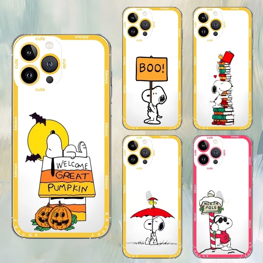 Cartoon_S-Snoopys-Ss Phone Case For IPhone 12 11 13 14 Pro Max XR XS Max 16Plus 16promaxCase