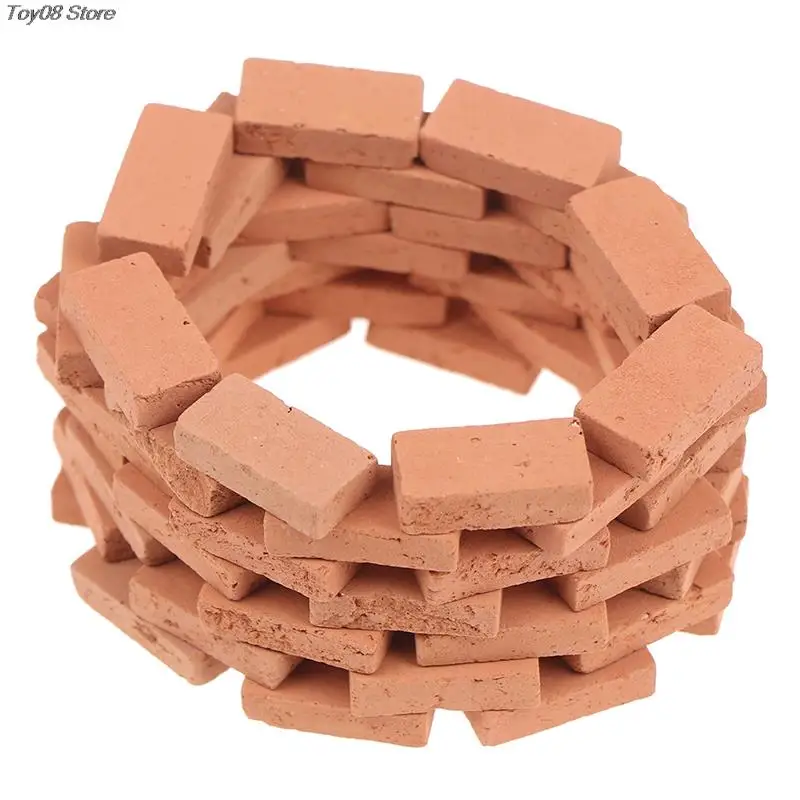 حار 4-120 قطعة طاولة الرمل محاكاة الطوب DIY بها بنفسك بناء مشهد المحمولة مصغرة دائم الاطفال لعبة ديكور المشهد النمذجة #2