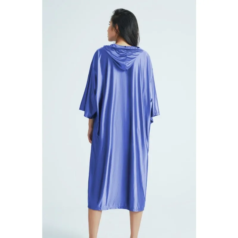 Quick drying cape swimsuit bath towel absorbent adult bathrobe women's gymnastics jumpsuit leotard dress