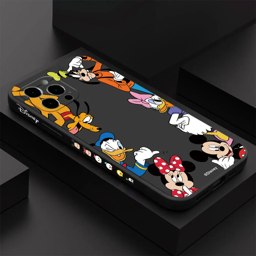 Etui na telefon Mickey Minnie Donald do Huawei P40 P30 P20 Lite Mate 20 Nova 9 SE 8i 7i 6 4e Pro Straight Edge Soft Silicone Cover