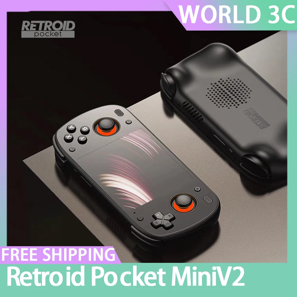 

Retroid Pocket MiniV2 RPMINI Sd865 Sd865 3.7 "Oled Screen Android Gaming Console Bluetooth Console Custom Retro Console Gifts
