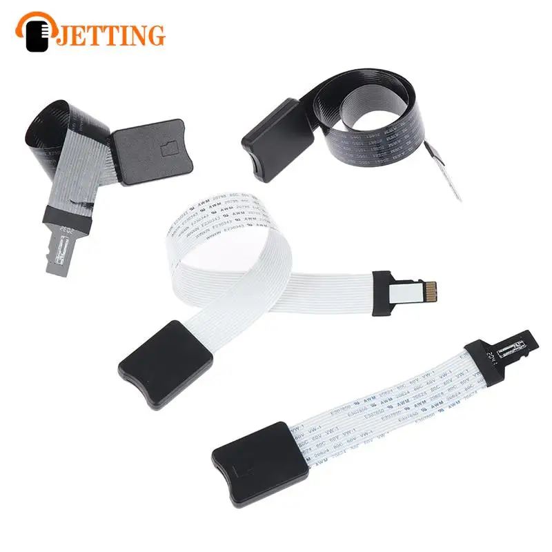 10/15/25/46CM TF to micro SD card Flex Extension cable Extender Adapter Zip Extension cable Memory Card Extender Cord Linker