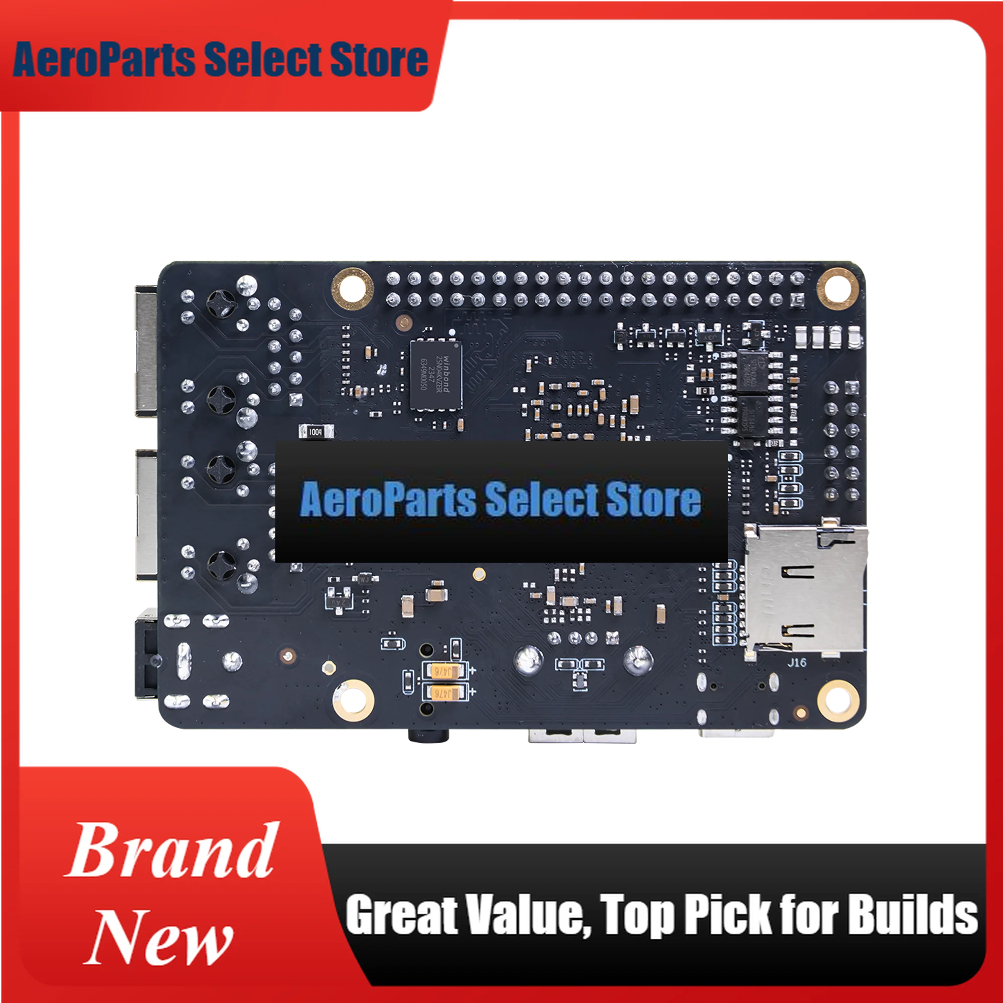 AeroPartsBanana Pi BPI-Forge1 RockChip RK3506J RK3506 Triple-core Cortex-A7 Processor 512MB DDR3L 512MB NAND Single-board Comput