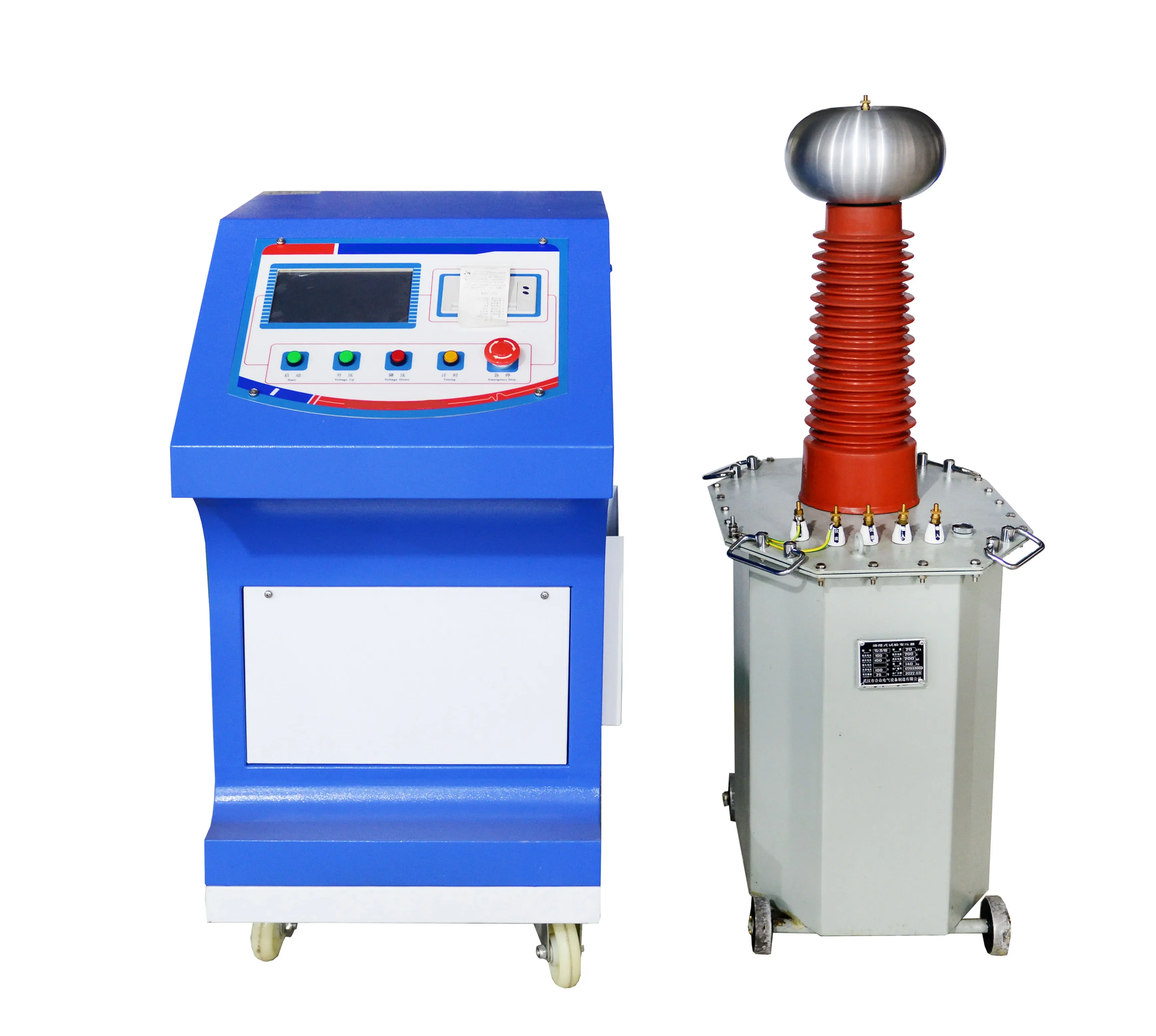 Smart 5kVA 10kVA 50kV 100kV 150kV 200kV AC DC  HV Withstand Voltage Hipot Tester Test Kit Transformer Device Equipment