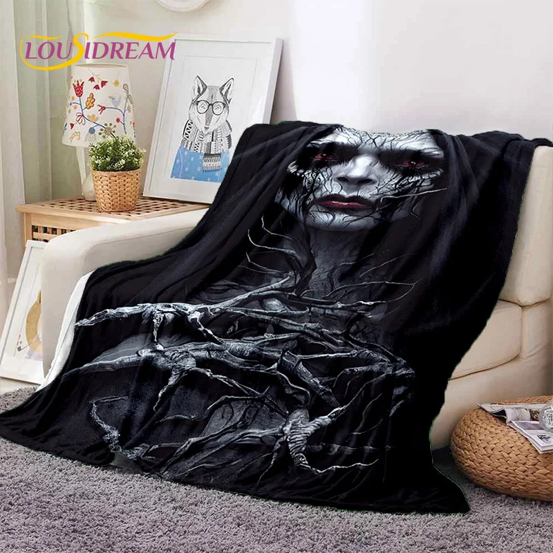 

Gothic Horror Monsters Demon Ghost Soft Flannel Blanket for Beds Bedroom Sofa Picnic,Throw Blanket for Cover Outdoor Leisure Nap