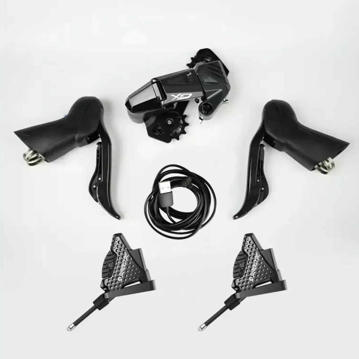 Wheeltop Neues GeX Gravel Bike Drahtloses Elektronisches Schaltgruppen-Set R Einzelkettenblatt 7-13 Gang Hochspannungs-Schaltwerk – Detail 6