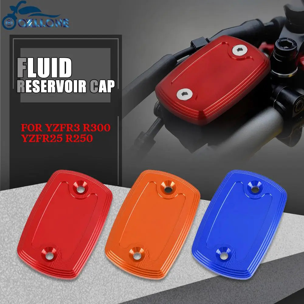 

Motorcycle Accessories brake fluid reservoir cover cap For YAMAHA YZF-R3 YZF R3 YZFR3 R300 YZF-R25 YZF R25 YZFR25 R250 2015 2016