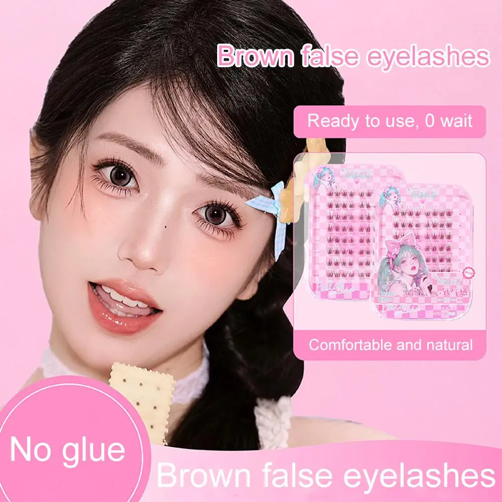 

Новые накладные ресницы «Подсолнух», черные, натуральные, в стиле манга, для наращивания, большой объем, аниме, O3Q5