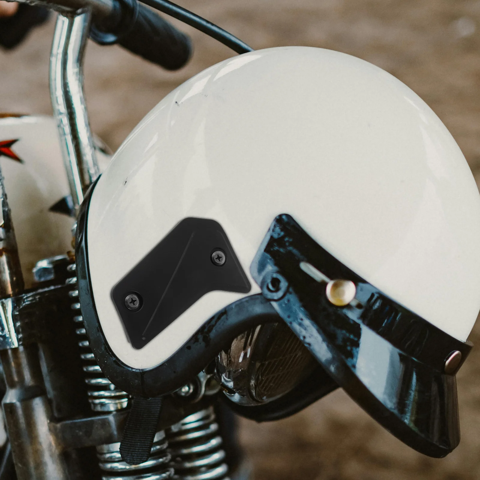 1Set Motorrad Zubehör Schwarz Ersatz Visier Verschluss Installation Teil Langlebig Schild Schloss