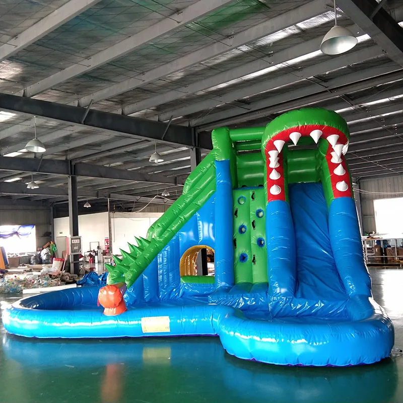 

Shark pool with slides, factory direct sales ex-factory price summer entertainment facilities