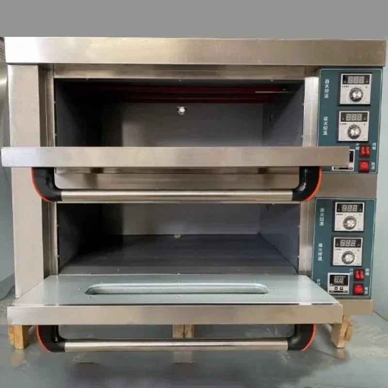 

Oven Commercial Two/Three Layers Food Processors SMJ-2 Timing Pizza Cake Bread Equipment Bakery Large Furnace