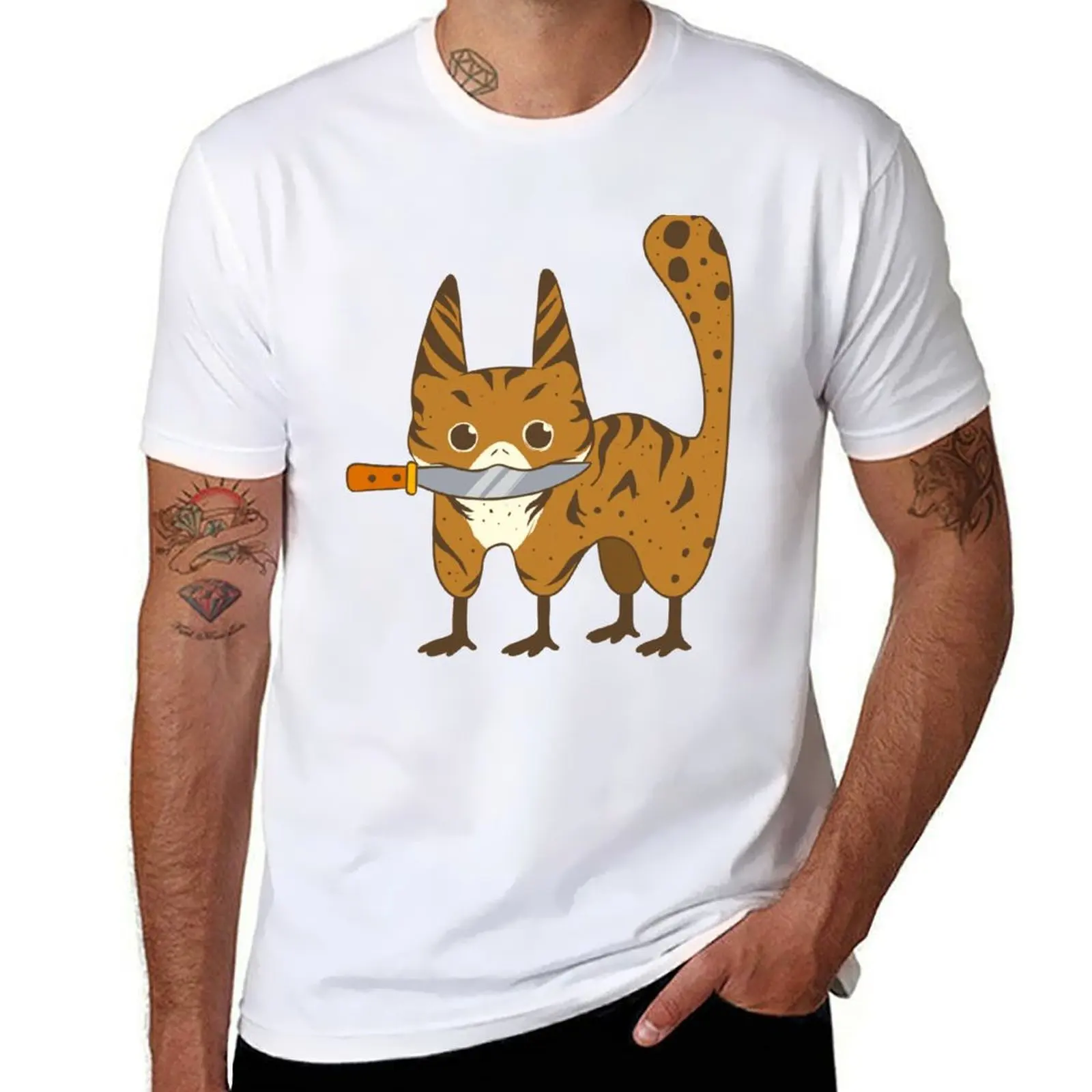 

loth cat T-Shirt funny t shirts man t shirts for man graphic tees T-Shirt