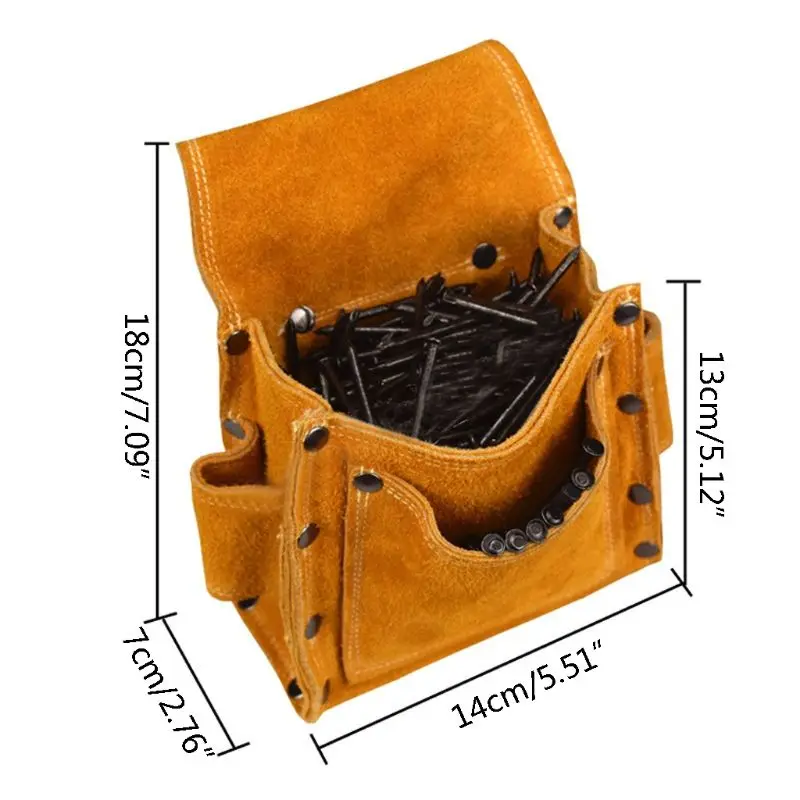 F92C Electrician Tool Tool Leather Belt Buch Buch Back Succrever Комплект Ремонт Сумки инструментов