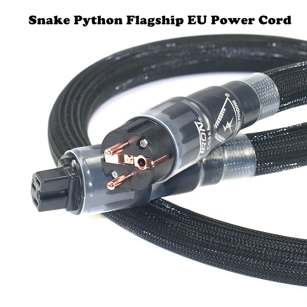 

Snake flagship Anaconda python Shunyata Research EU plug standard power cord HiFi amplifier gallbladder power upgrade line