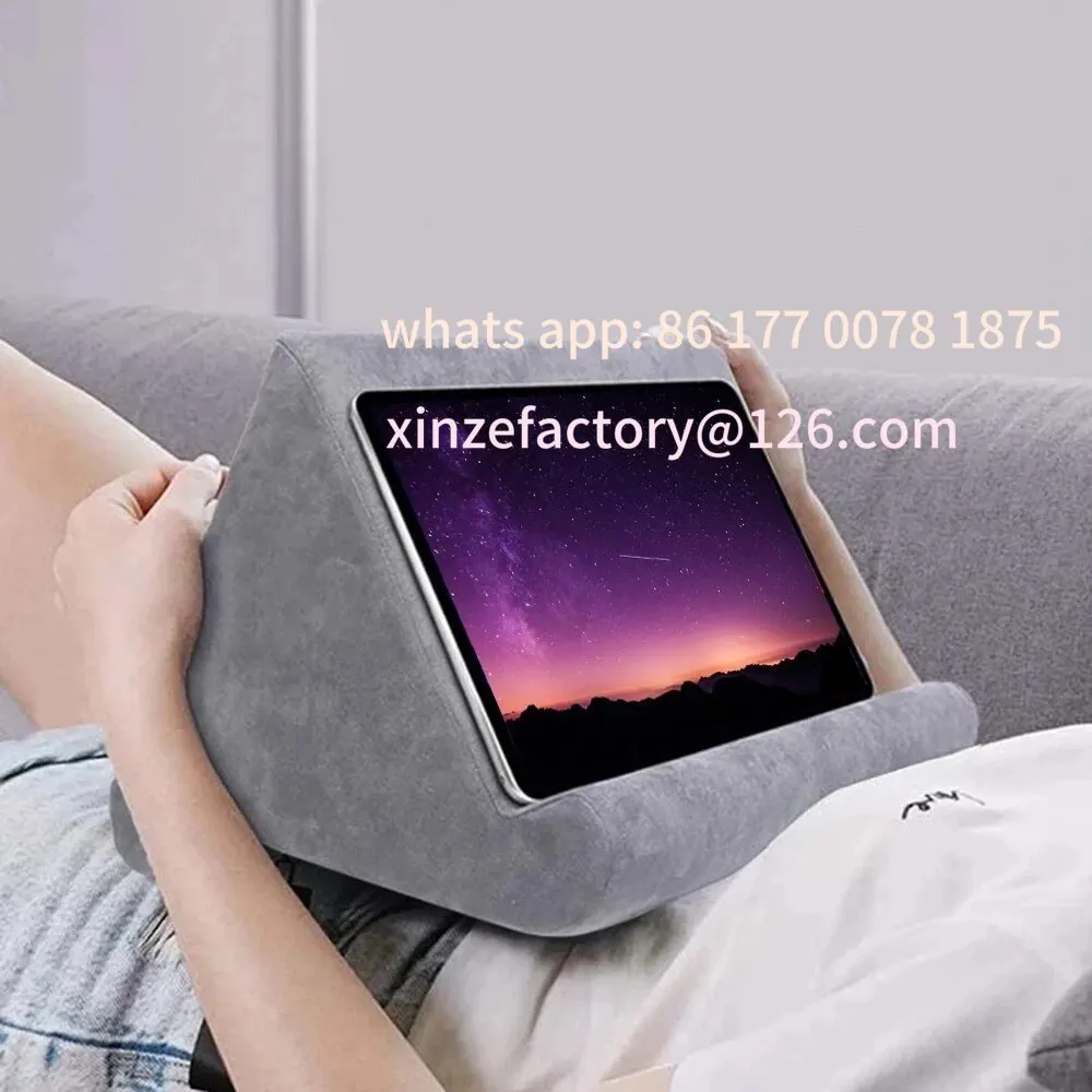 

Customizable Tablet Stand Multifunction Sponge Pillow Stands Tab Reading Holder Support Bed Mount