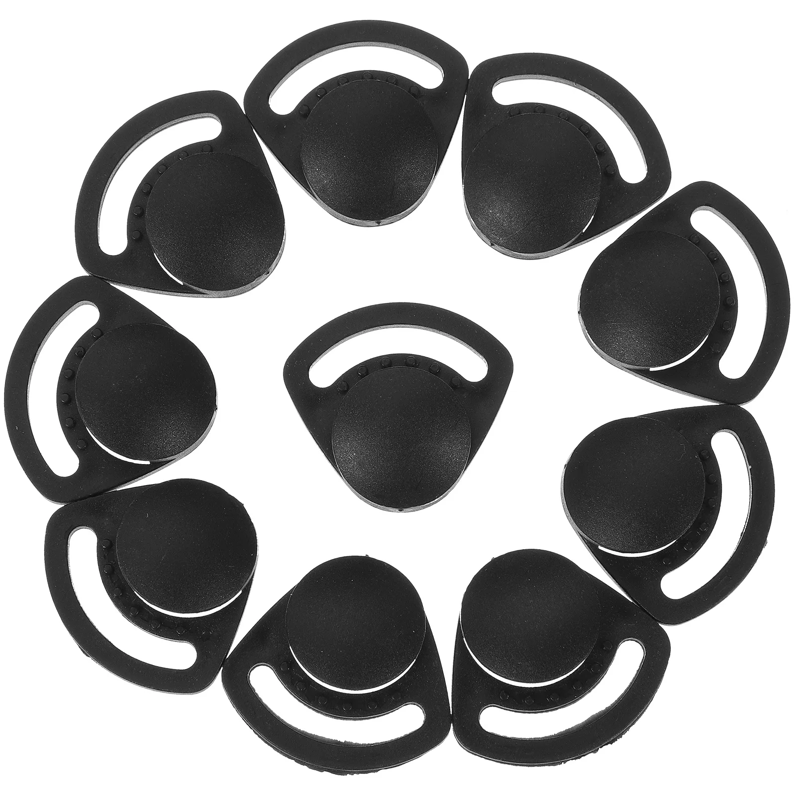 

10 Pcs Safety Buckle Hardhat Chin Strap Clip Replacements Straps Universal Appendix for Abs