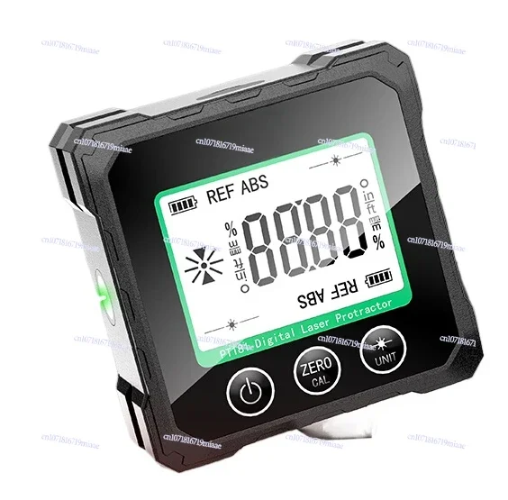 PT181 Five-sided strong magnetic high-precision digital display inclinometer Laser slope angle meter Measuring instrument