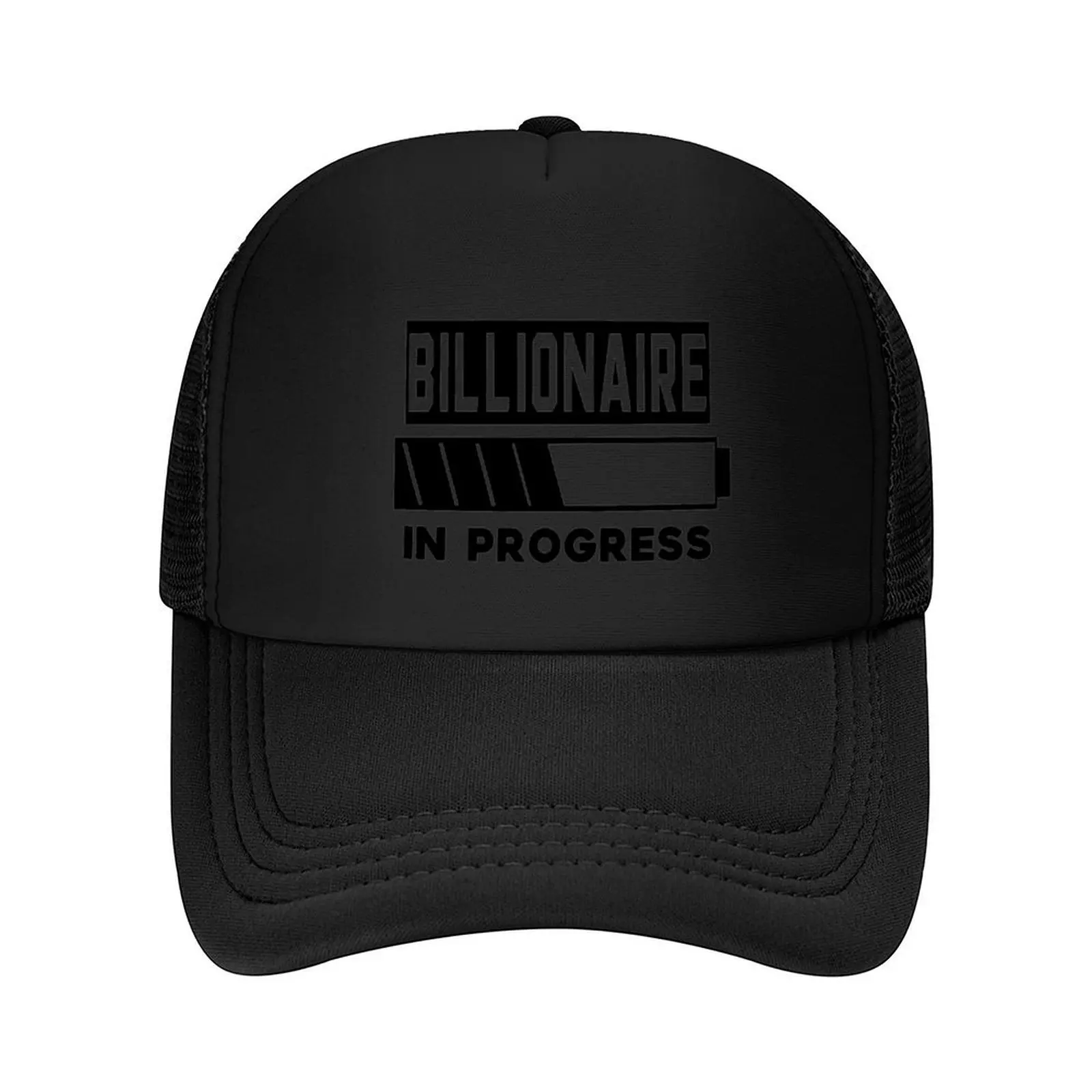 

Бейсбольная кепка Billionaire in Progress, дизайнерская шляпа для косплея, черная походная шляпа, женская пляжная аутлет, мужская