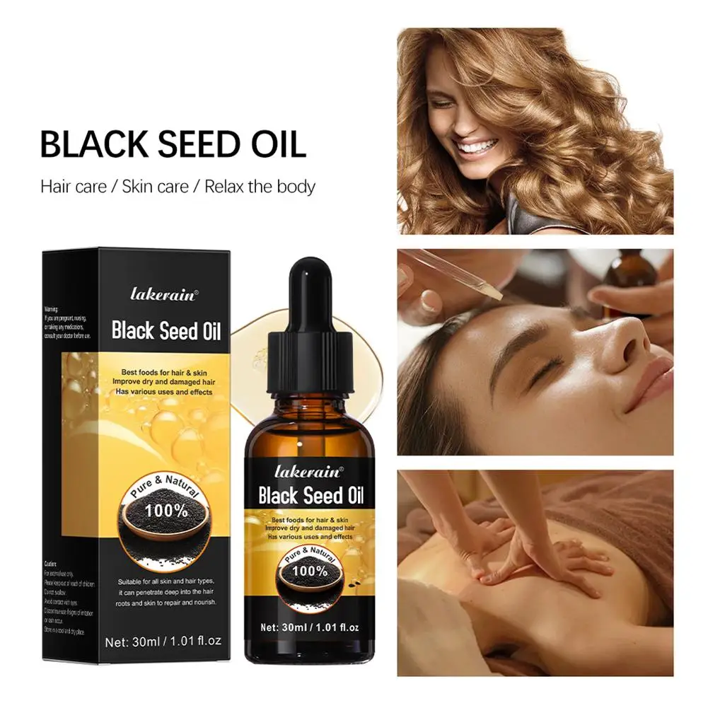 

30ml Black Seed Oil Nourishing Moisture Enhancer Face Oil Moisturizing Repair V7T3