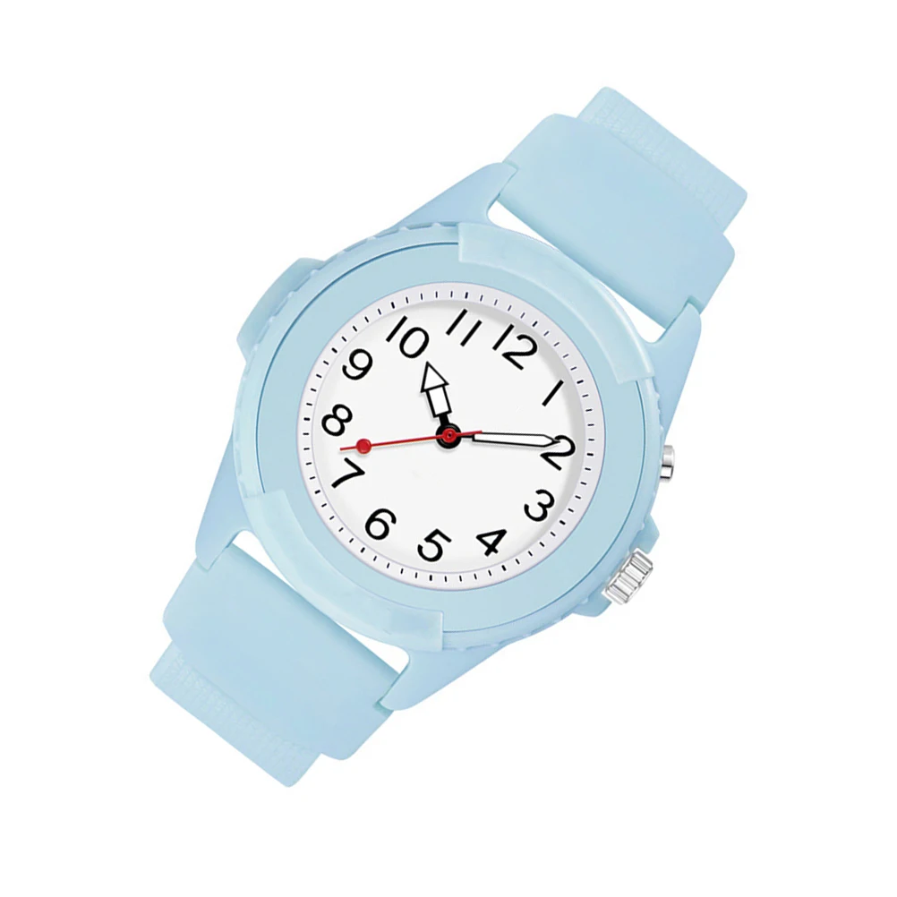 Детские электронные часы, цифровые спортивные часы, водостойкий светящийся ремешок, ночное свечение, детские наручные часы для обучения времени