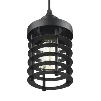 Simple Restaurant Bar American Country Aisle Stairs Edison Bulb Single Head Wrought Iron Chandelier