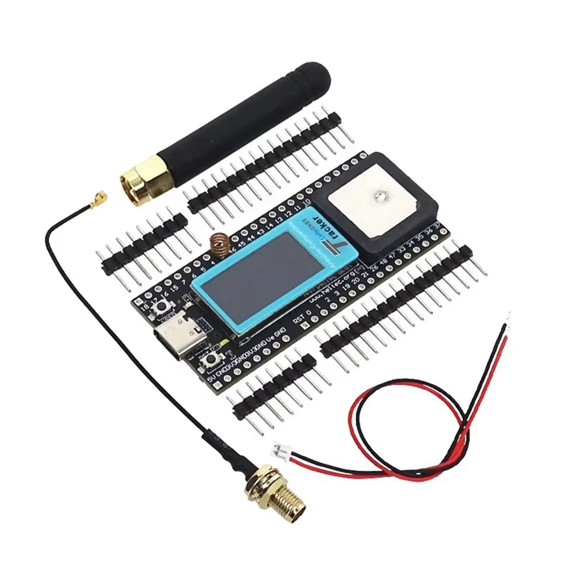 

Беспроводной трекер Lora ESP32 Металастичный трекер Lora SX1262 Wi-Fi Bluetooth GPS трекер 863-928 МГц для велосипеда автомобиля-B12B