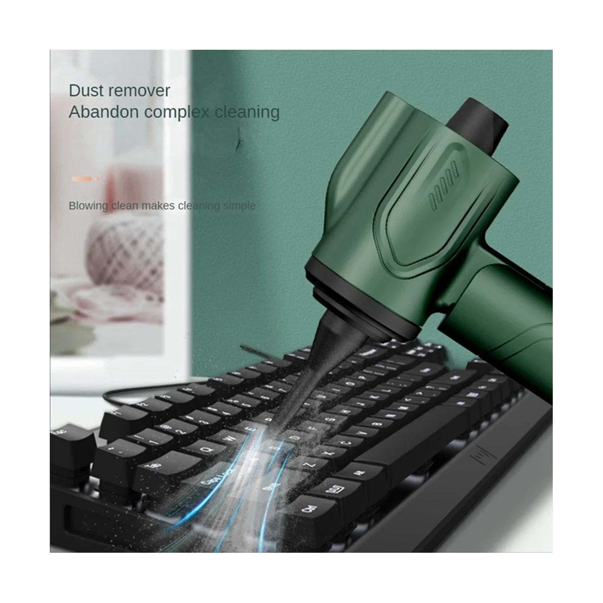 12000Pa Car Vacuum Cleaner Wireless Charging Compressed 3 in 1 Air Blower Air Duster Handheld High-Power Duster