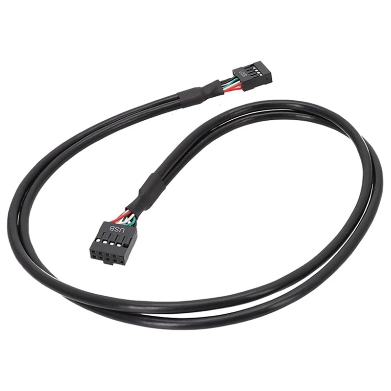 Mainboard USB 9PIN Female To Female Internal Cable USB2.0 Internal Mainboard Header Cable