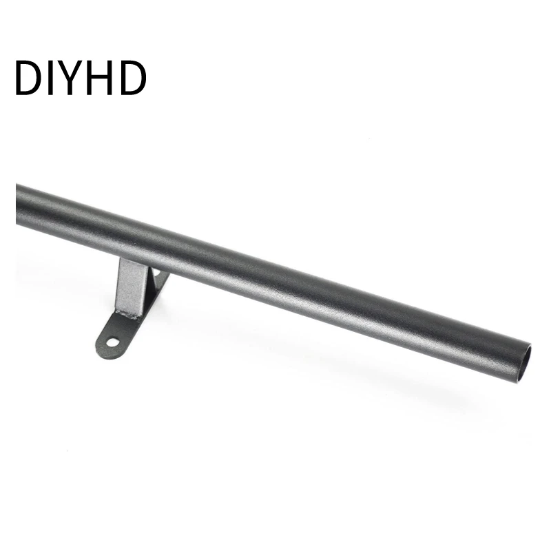 Imagem -04 - Deslizante Biblioteca Hardware Kit sem Escada Preto Rústico Rodada Tubo Rolling Ladder Track Rolo de Piso com Freio 3.3ft100cm