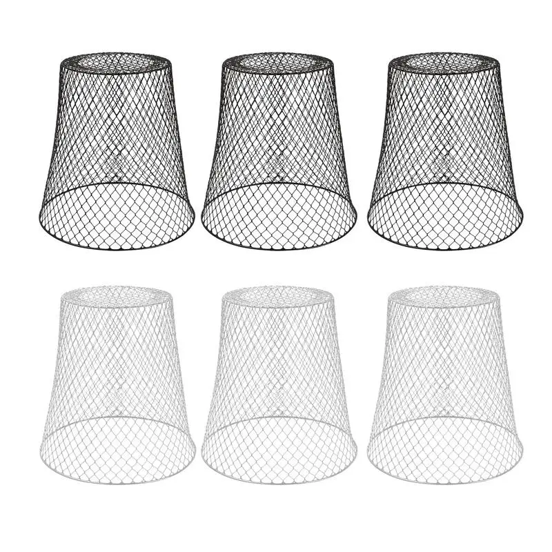 

Metal Mesh Plant Cages 5pcs Flower Pot Protectors Animal Barrier Bunny-Proof Garden Cloches Protect Plants Vegetables Flowers