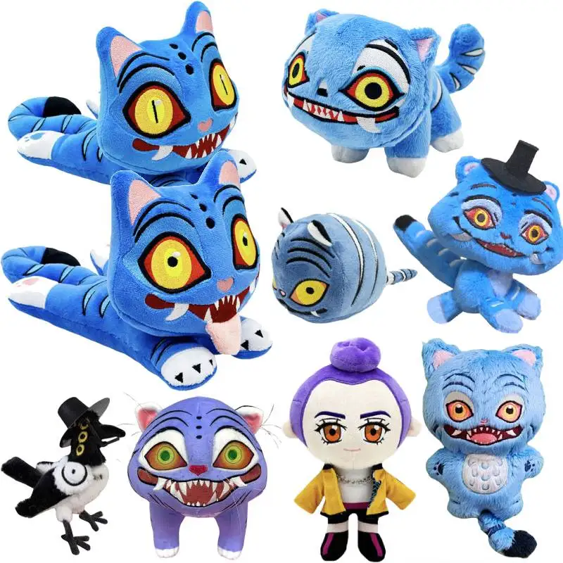 

Кукла Peluche из фильма Derpy Sussie, трехиглая птица Kpop, охотники на демонов, тигр, сорока, косплей, игрушка в виде животного, аксессуары на Хэллоуин