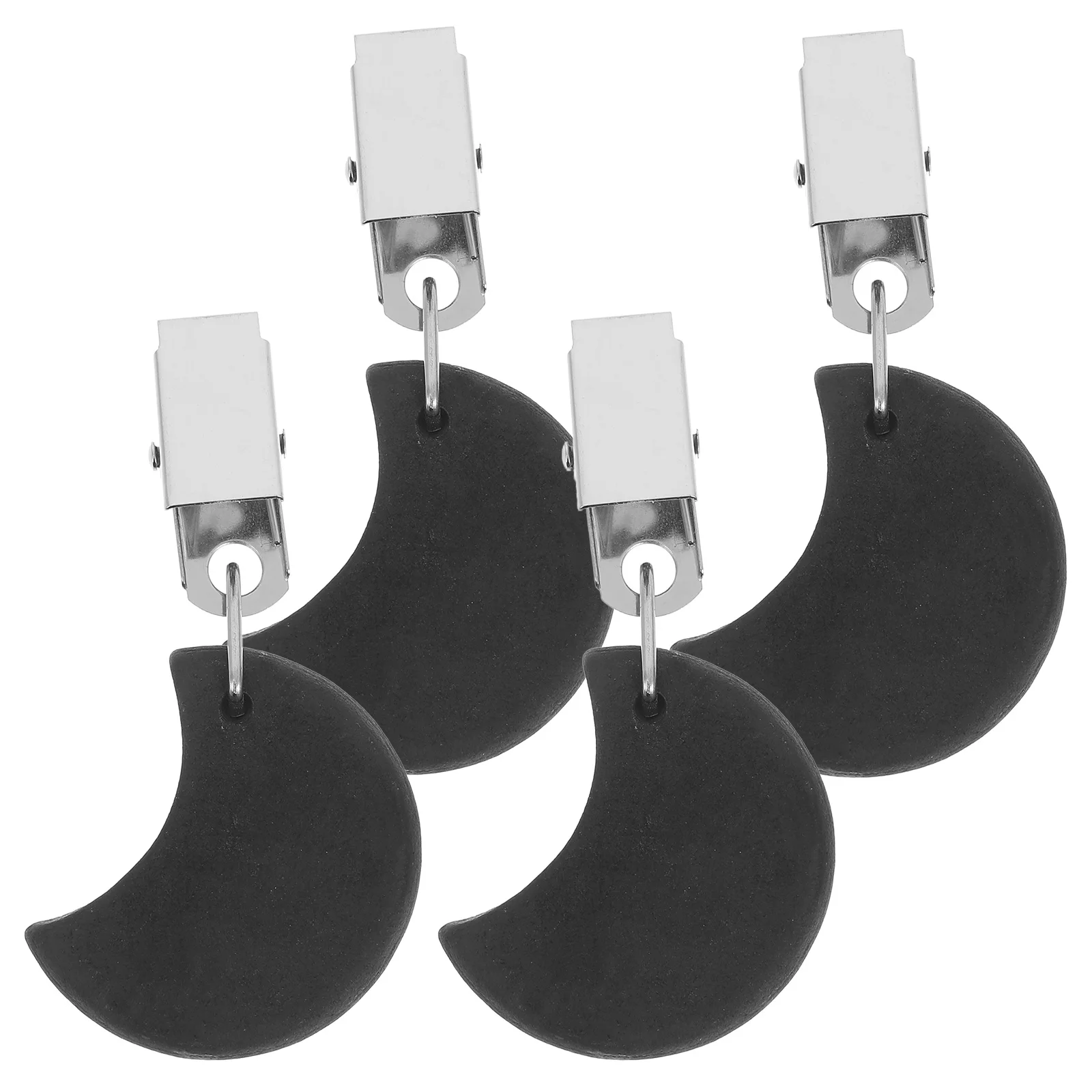 

4 Pcs Outdoor Table Cloth Weight Clips Stone Weights Reusable Cover Clamps for Outdoor Dining Mat Kitchen Bar Accessories