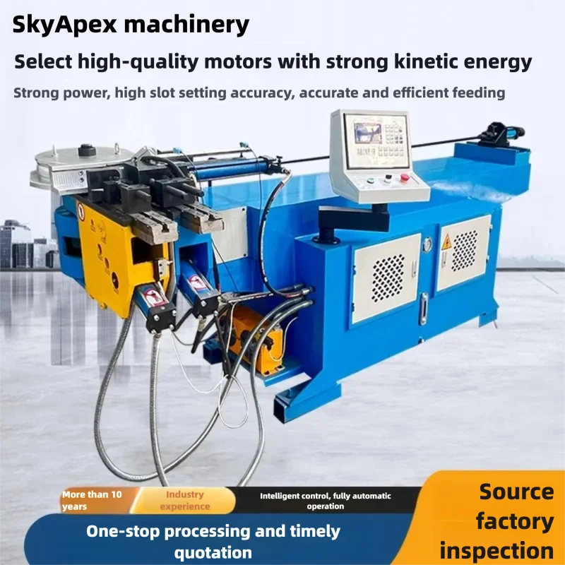 سعر الودائع آلة ثني الأنابيب ذات القطر الكبير آلة الثني الهيدروليكي الأوتوماتيكية باستخدام الحاسب الآلي برأس واحد لتشكيل خطوة واحدة لأنابيب الصلب #2